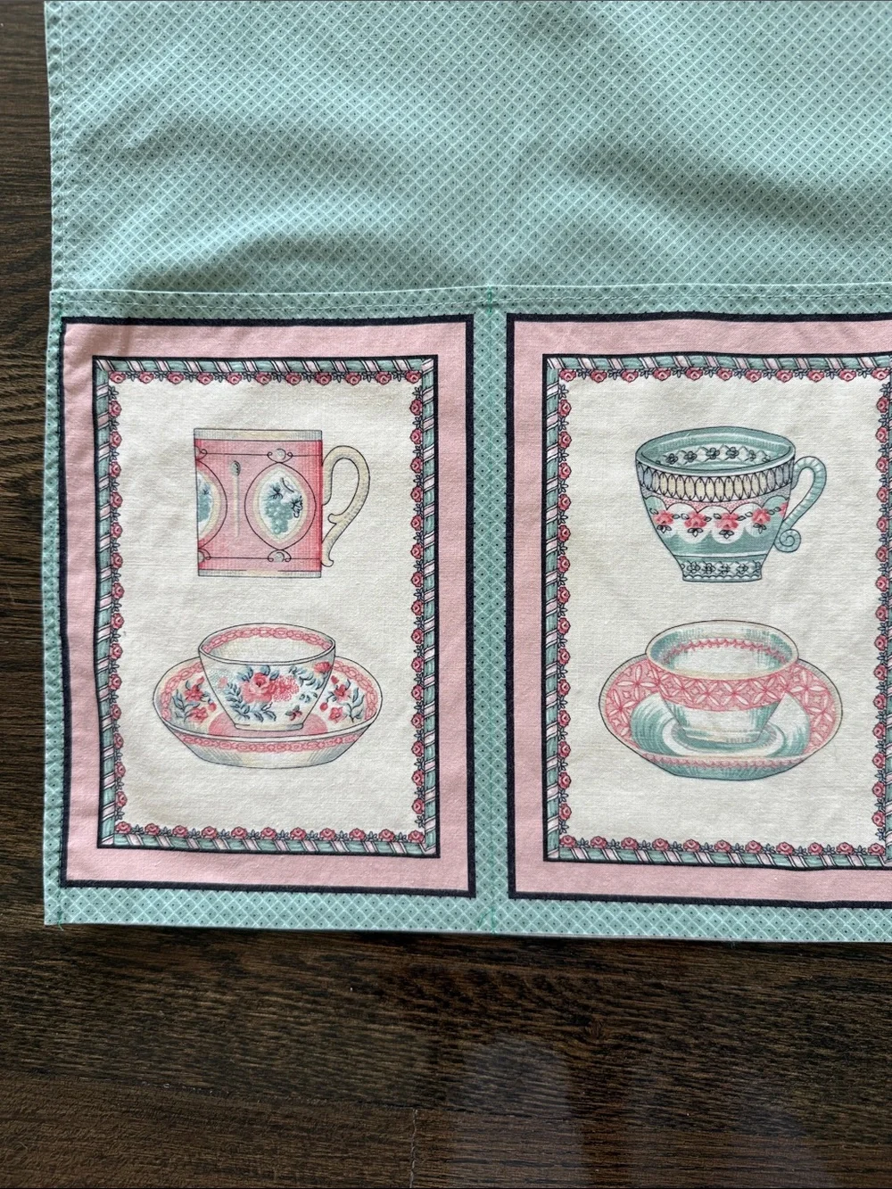 Vintage apron featuring